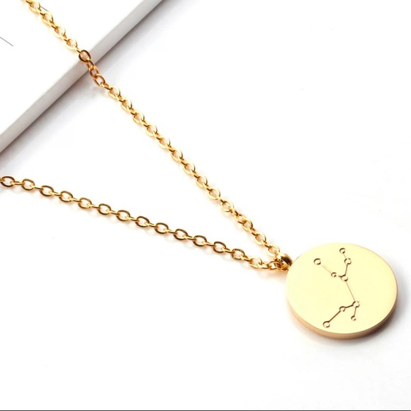 ✨Virgo Constellation Engraved Necklace✨ - Picture 2 of 5